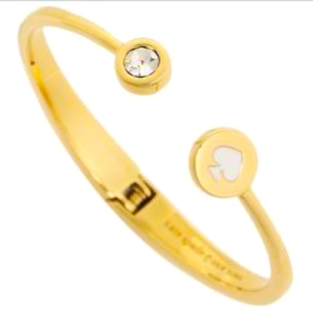 NWT Kate Spade Spot the Spade Open Hinge Bangle